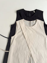 Raschel Nylon Slit Long Vest