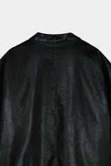 Incision Leather Jacket