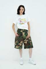 25SS ウーマンサーフィンオパンチュウサギスタンダード半袖Tシャツ ホワイト