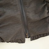 Riel Shirring Zip Top