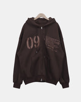 Sedin Oversized 09 Hooded Zip-Up