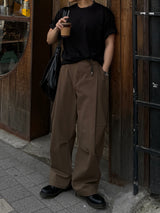 ソフトシグロールアップショートスリーブTシャツ