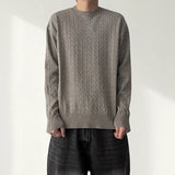 Belki Soft Cable Loose Fit Round Knit
