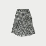 Ruffle long skirt_check