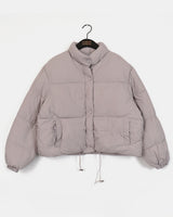 Chetky Basic Pastel Wellon Short Padded Jacket