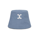 VA Curved 3D Logo Drop Bucket Hat / Blue