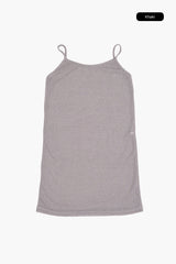 Linen sheer knit onepiece