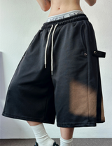 SNAP OVER BASIC BERMUDA PANTS 🩵💕🧸🤎8COLOR