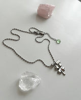 cjn Lucky Clover Kitch Two Way Bold Necklace