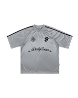 DC x The Rolling Stones Logo Glossy Soccer Jersey Grey