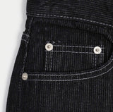 Media Rib Flare Denim Pants