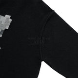 24FW ピクセルベアアートワークニット ブラック