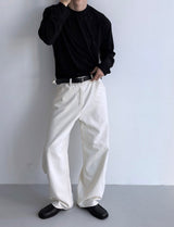 Basic crop long sleeves(4color)