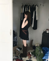 bennett chiffon & frill tiered bl / ops