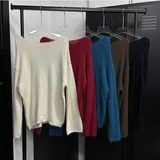 [F/W] ワンショルダーウールニット(5color)