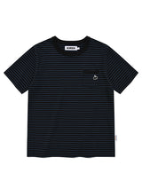 ユニモノチェリーストライプTシャツ [NAVY]