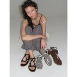 Wavy 0027. Strap Sandals - 3colors