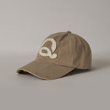 ウォッシードロゴボールキャップ (Beige/White)