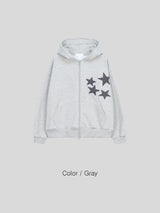 Galaxy Patch Zip Hoodie