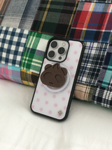 [Glass] Strawberry Dot Case