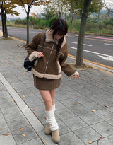 Berlin Wool Collar Fur Mustang Jacket