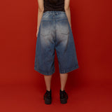 HIERARCHY STUDIOS Spellbound - Blue Basic Jorts