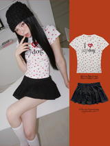 My Love Puppy Lovely Short Sleeve T-shirt