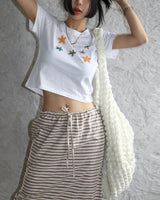 Starfish Loose Fit Crop Short Sleeve T-shirt