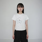 ドットドットTシャツ - アイボリー