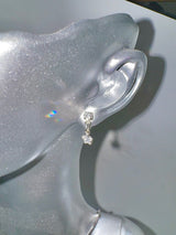 シルバーミニスターピアス (3color)