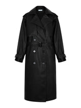 Trentch Long Padded Jumper In Black