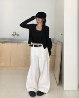 Middle Carpenter Detail Long Pants