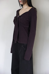 ブラッシュドラッシュリボンTシャツ