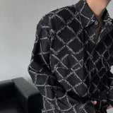CR denim destroyed cutting cropped jacket (2 colors)