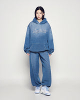 25FW DENIM EFFECT ZURRY LONG PANTS NAVY
