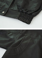 #LV Vintage Black Leather Jacket 