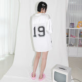 Satin Hell Girl Top - WHITE
