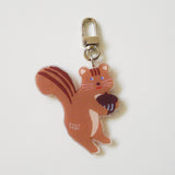 Chubby Cheeks Squirrel Keyring