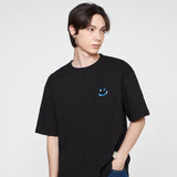 [UNISEX] SKY Cloud Drawing Smile Short Sleeve T-shirt