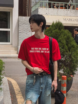ポイトレタリング半袖Tシャツ