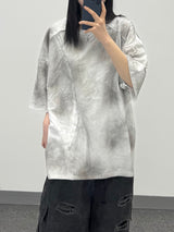 stain panel t-shirt