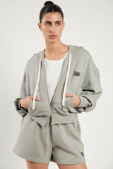 TEMPUS パッチショートパンツ (GREY MELANGE)