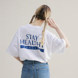 25P バックプリンティング ステイ ロゴ 半袖Tシャツ 25B41306WH