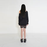 Recycle one- shoulder Tee 001