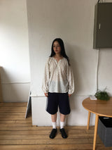 Petal shirring blouse (2color)