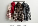 Core Soft Stripe Muffler Knit Set