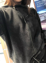 Intel Diagonal Washing Hood Zip-Up