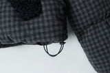 Monet Check Fur Short Puffer 233617807