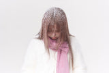 Mini ribbon muffler_pink