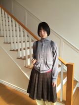 YWD PLAID PLEATS SKIRT (3color)
